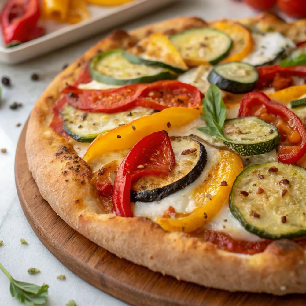 Pizza Végétarienne - cafe restaurant bilbao ouarzazate