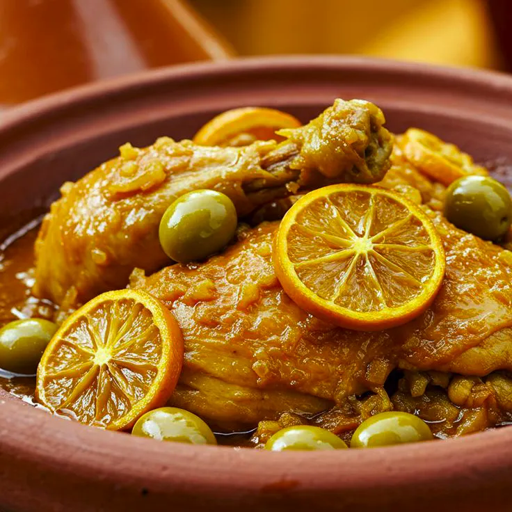 Tajine de Poulet - cafe restaurant bilbao ouarzazate