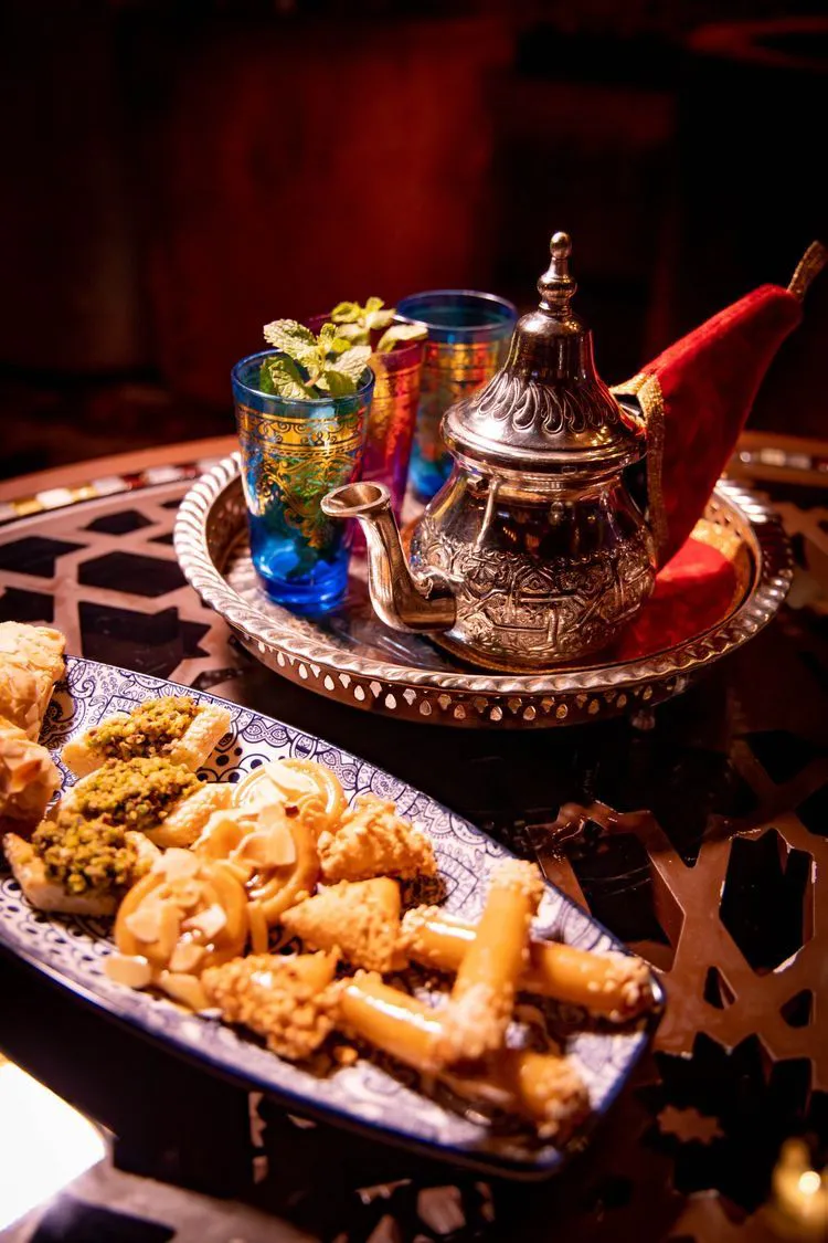 Thé à la menthe Cafe Restaurant Bilbao ouarzazate